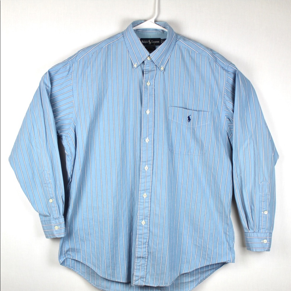 Polo Ralph Lauren Mens Blaire Oxford Shirt Blue
